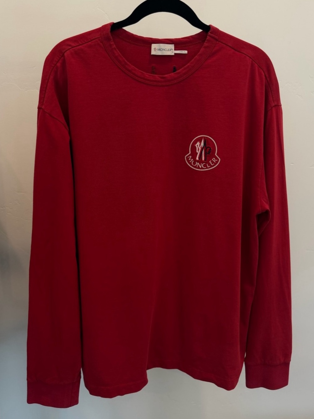 Moncler Genius x Kith Long-Sleeve Tee Red XL